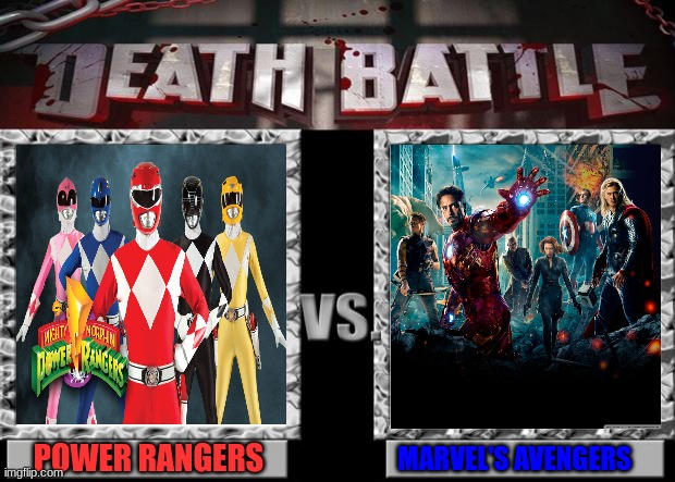 Power Rangers vs Marvel Avengers by tmntfan2020 on DeviantArt