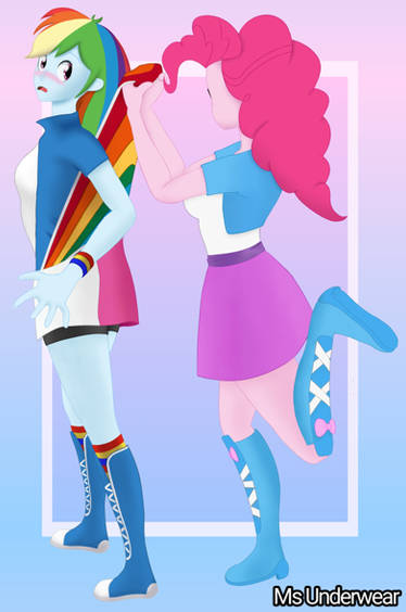 Rainbow Dash Wedgie 564x374 Trabap - Digital Artist | DeviantArt