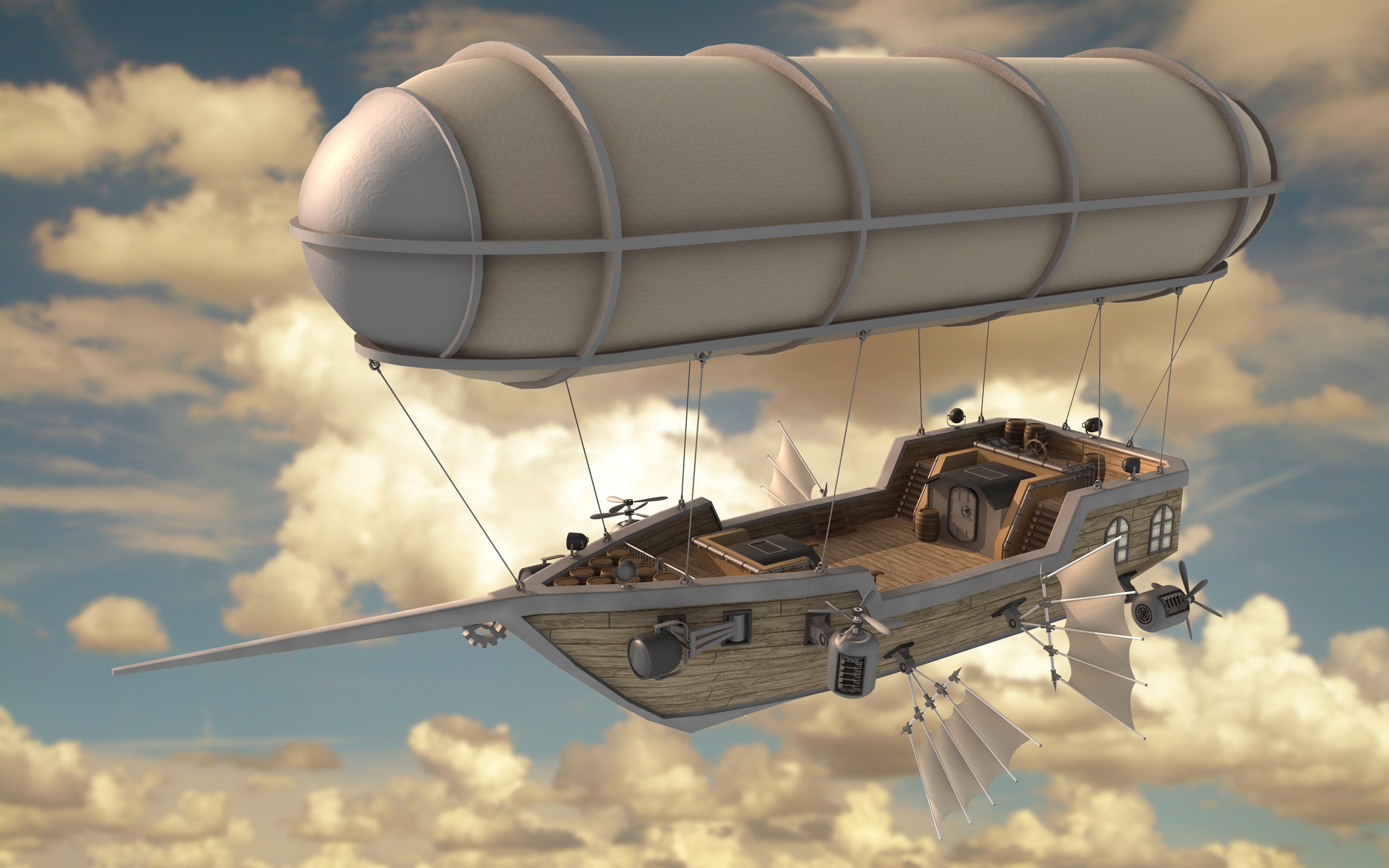 Scarlett's Pride Airship by cr8g