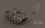 Unicorn: Captured German Panther D by cr8g