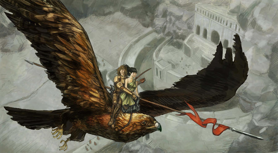 Giant Eagle Rider Giant Eagle Rider by BrentWoodside on DeviantArt