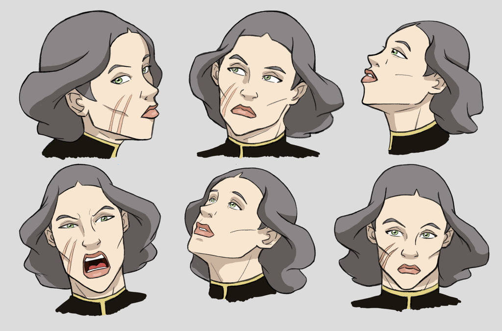 Lin Faces - Colored by AmiraElizabeth on DeviantArt