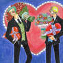 one piece, zoro and sanji