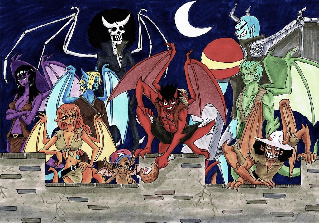 One Piece Gargoyles By Heivais On Deviantart One Piece Gargoyles By Heivais On Deviantart