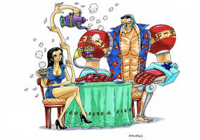 Nico Robin and Franky