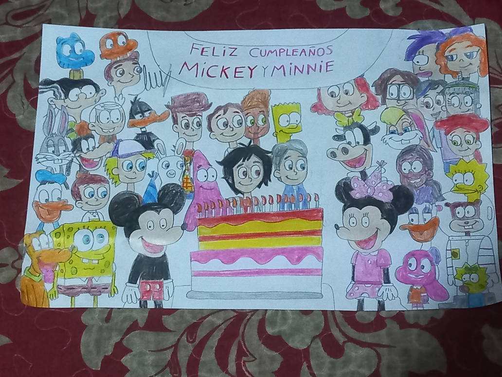 Feliz Cumpleanos Mickey y Minnie ( 2022 ) by Luissandoval2002 on DeviantArt