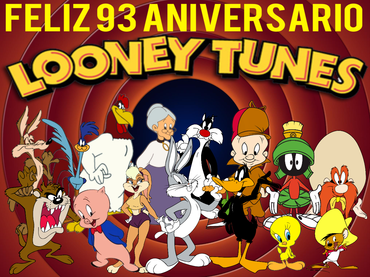 Feliz 93 Aniversario Looney Tunes ( 2023 ) by Luissandoval2002 on DeviantArt
