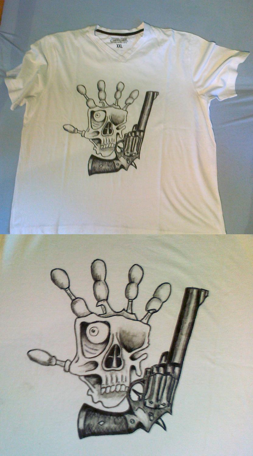 hand n gun shirt