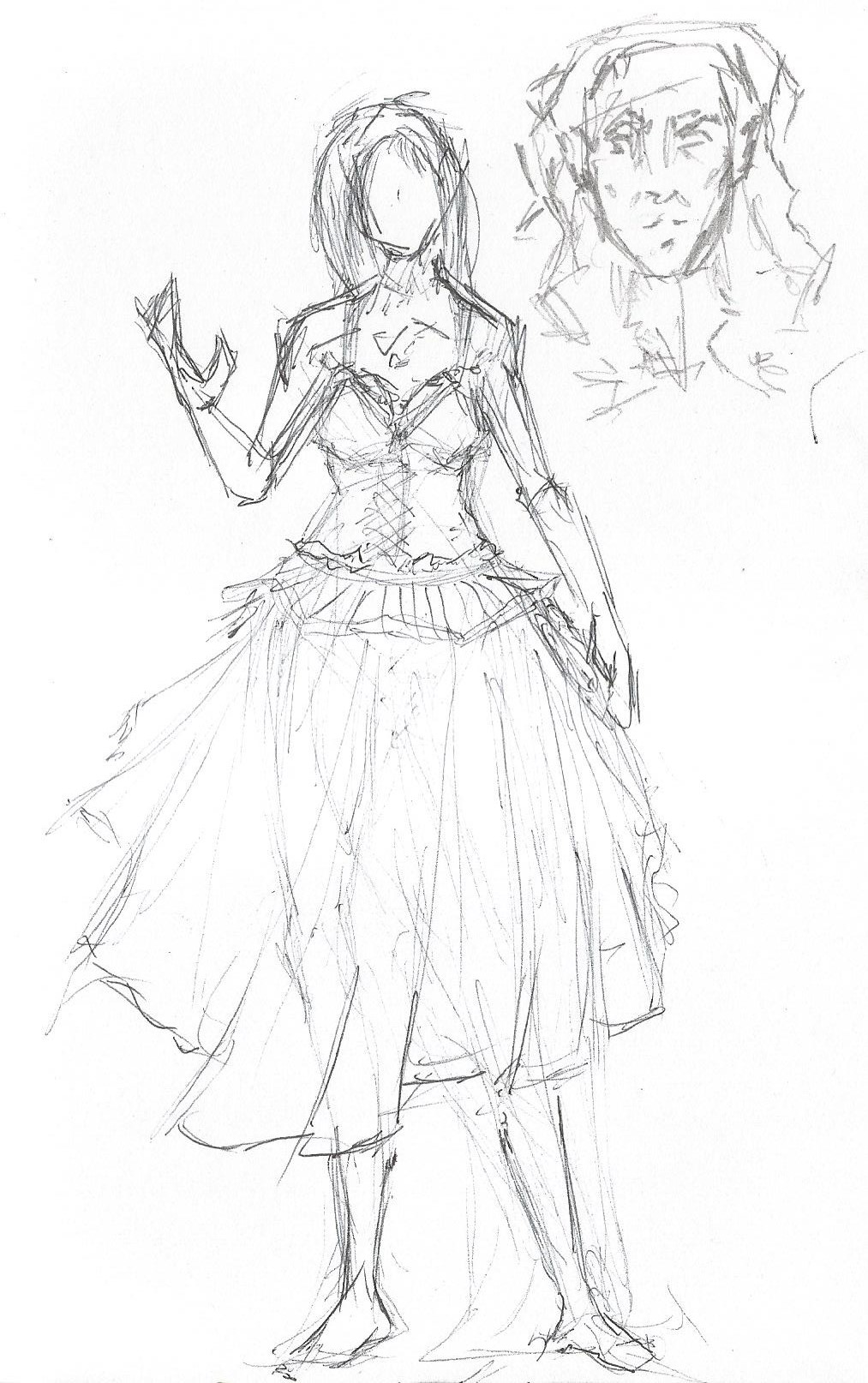 Scan Dress doodle