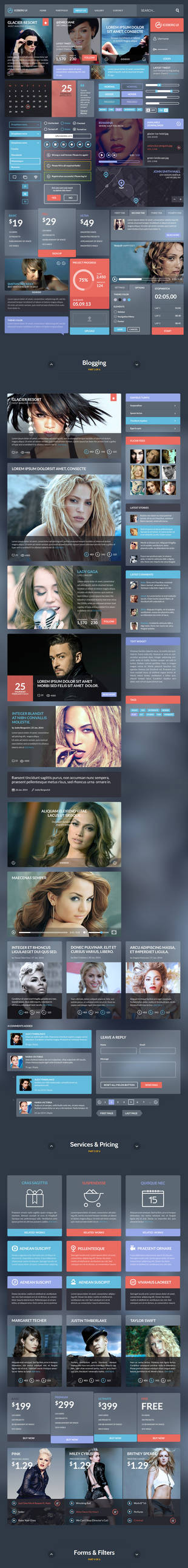 Iceberg Elegant UI Kit