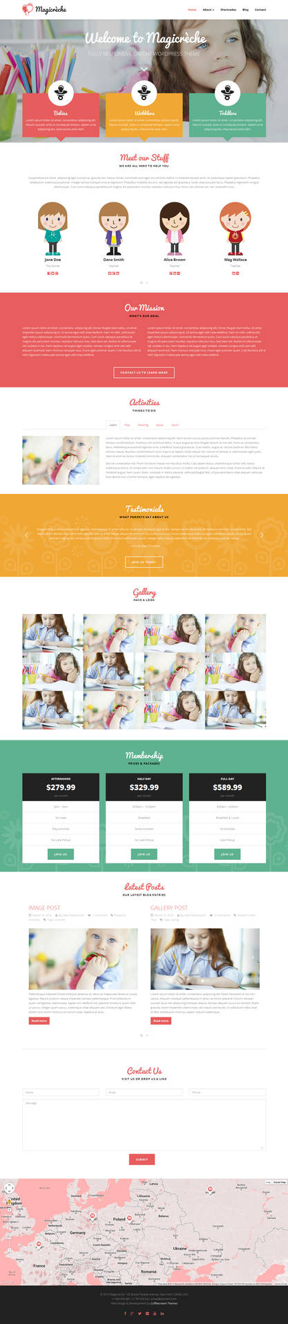 Creche WordPress Theme