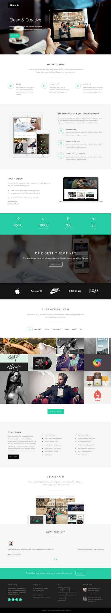 NAMO - Creative Multi-Purpose Wordpress Theme