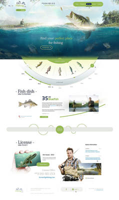 Creative Fishing Website
