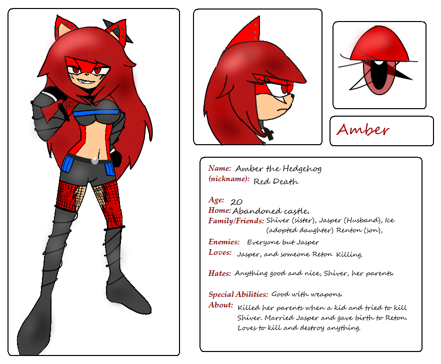 :.Amber the Hedgehog Ref.: