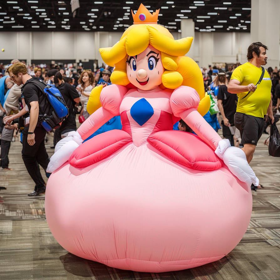 Inflatable Princess Peach Mascot Costume By Fnaftoychica95 On DeviantArt inflatable-princess-peach-mascot-costume-by-fnaftoychica95-on-deviantart