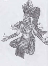 League Of Legends - Karma Drawing 1.