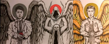 Panel of 3 (Castiel, Azrael and Gabriel)