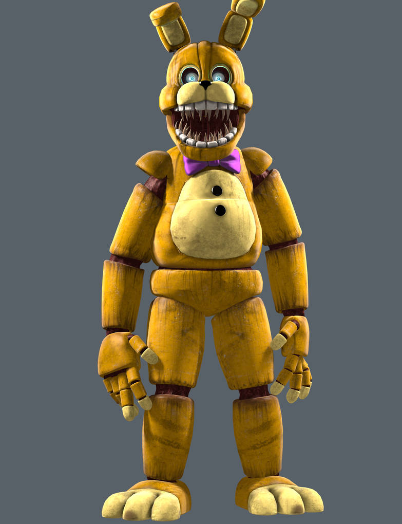 Springbonnie Game Model FNAF INTO THE PIT SPRINGBONNIE RELEASE!!! by JonGames209 on DeviantArt