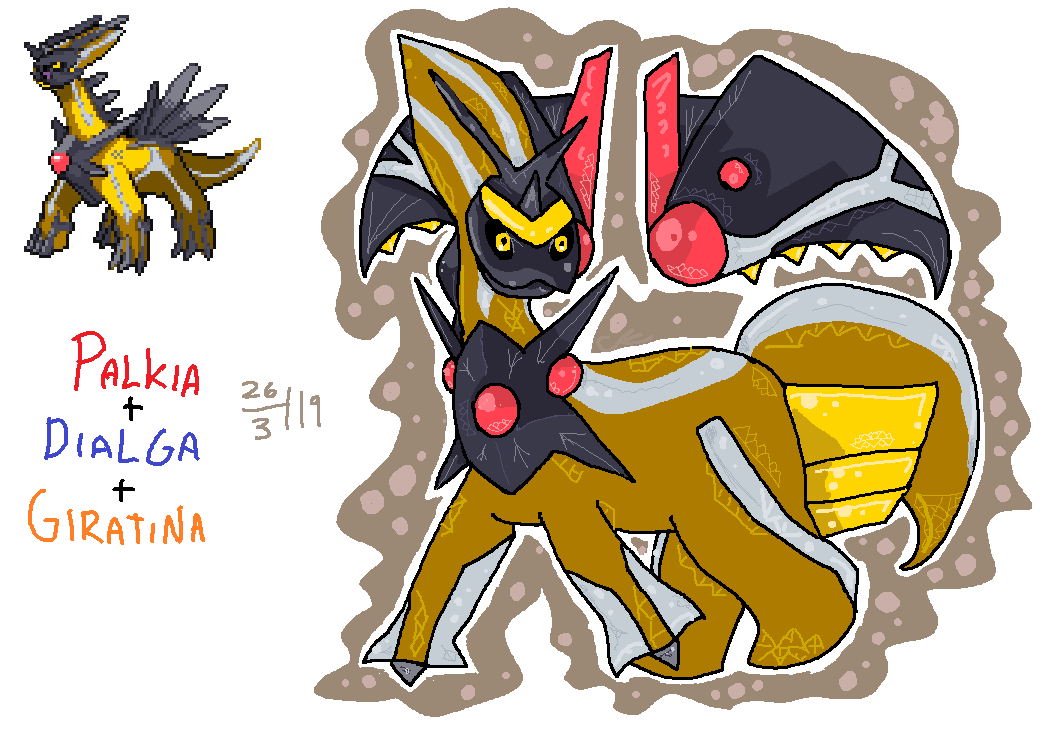 Dialga, Palkia, and Giratina Origin Forme by Halo2dragon on DeviantArt