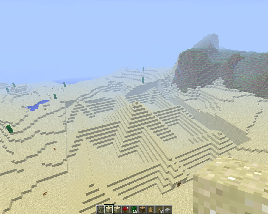 minecraft pyramid by krouton3 on DeviantArt