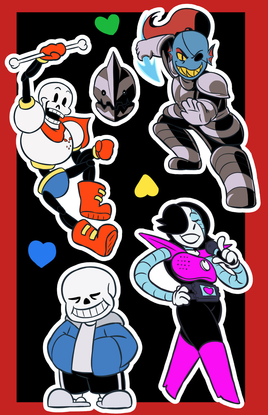 Undertale Stickers 4 - Battle Tendency by Parfait-Productions on DeviantArt