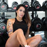 Bianca at the gym