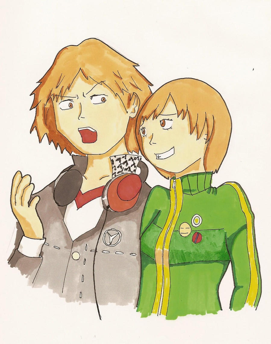 Chie and Yosuke Arguing