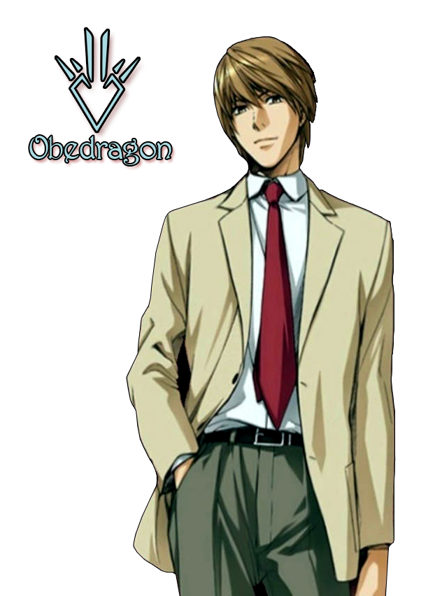 Light Yagami - Death Note - Render by Obedragon on DeviantArt