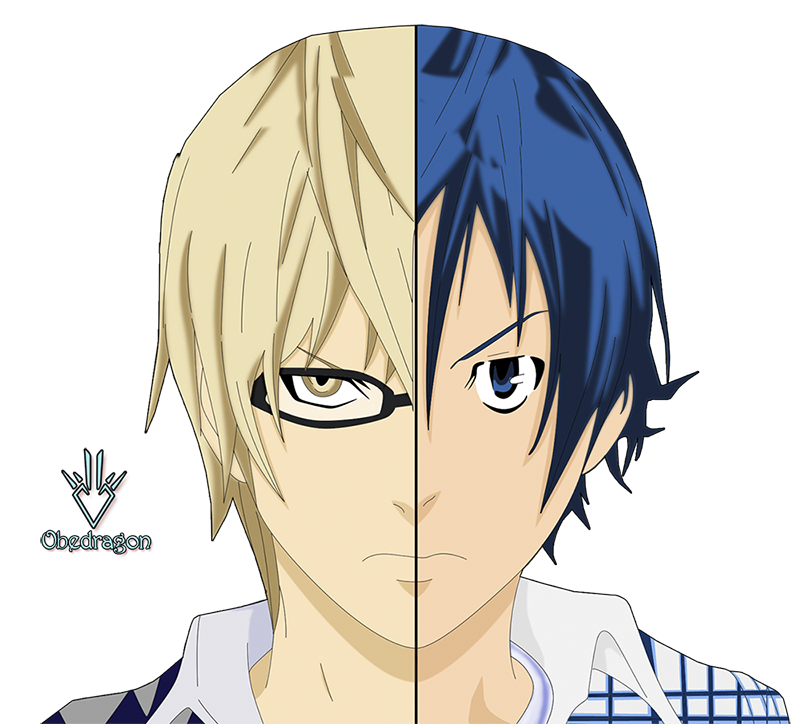 Takagi y Mashiro - Bakuman - Render