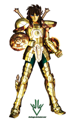 Dohko de Libra - Render - 3D - Saint Seiya