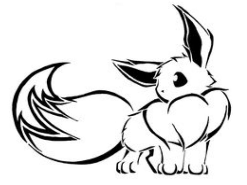 Eevee SVG Layer Pokemon Smash Brother Eevee (Instant Download) 