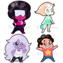 Chibi Gem Sticker Set 1