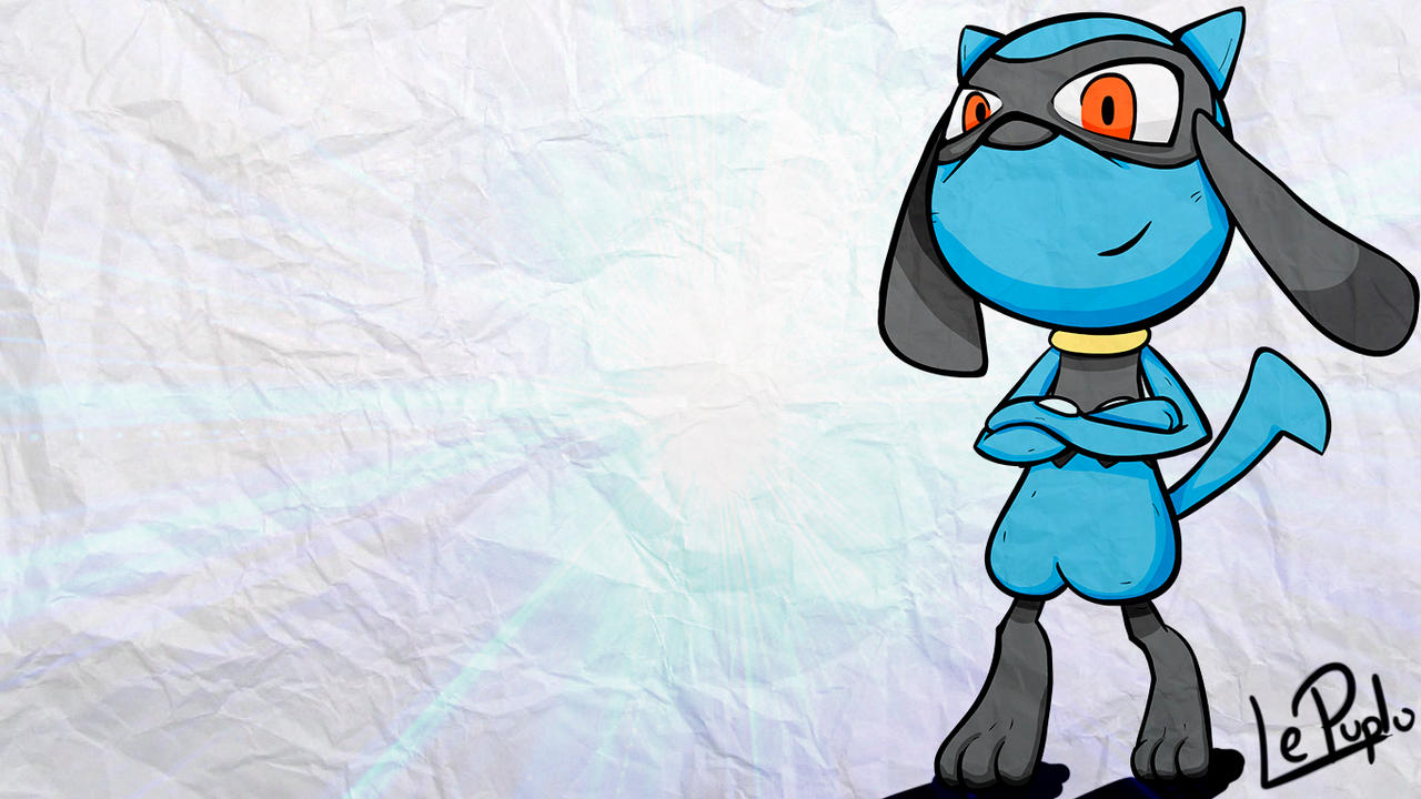 Riolu Wallpaper by LePuplo on DeviantArt