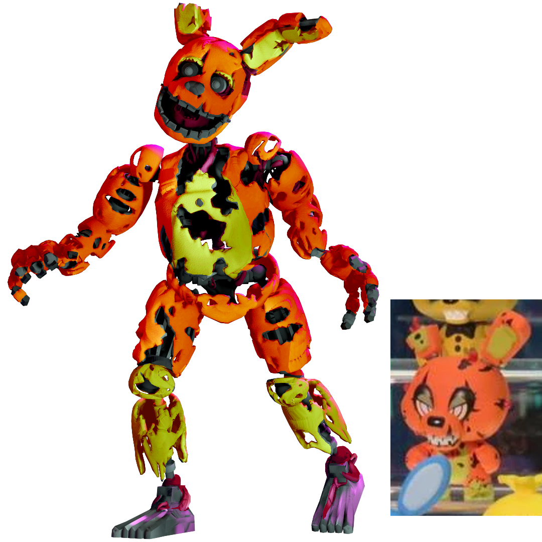 The Orange Springtrap by TheBlueLitten on DeviantArt
