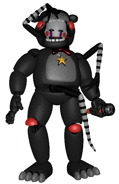 Fnaf Lefty Figure Render by TheBlueLitten on DeviantArt