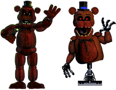 Attraction Freddy and Hardmode Phantom Freddy