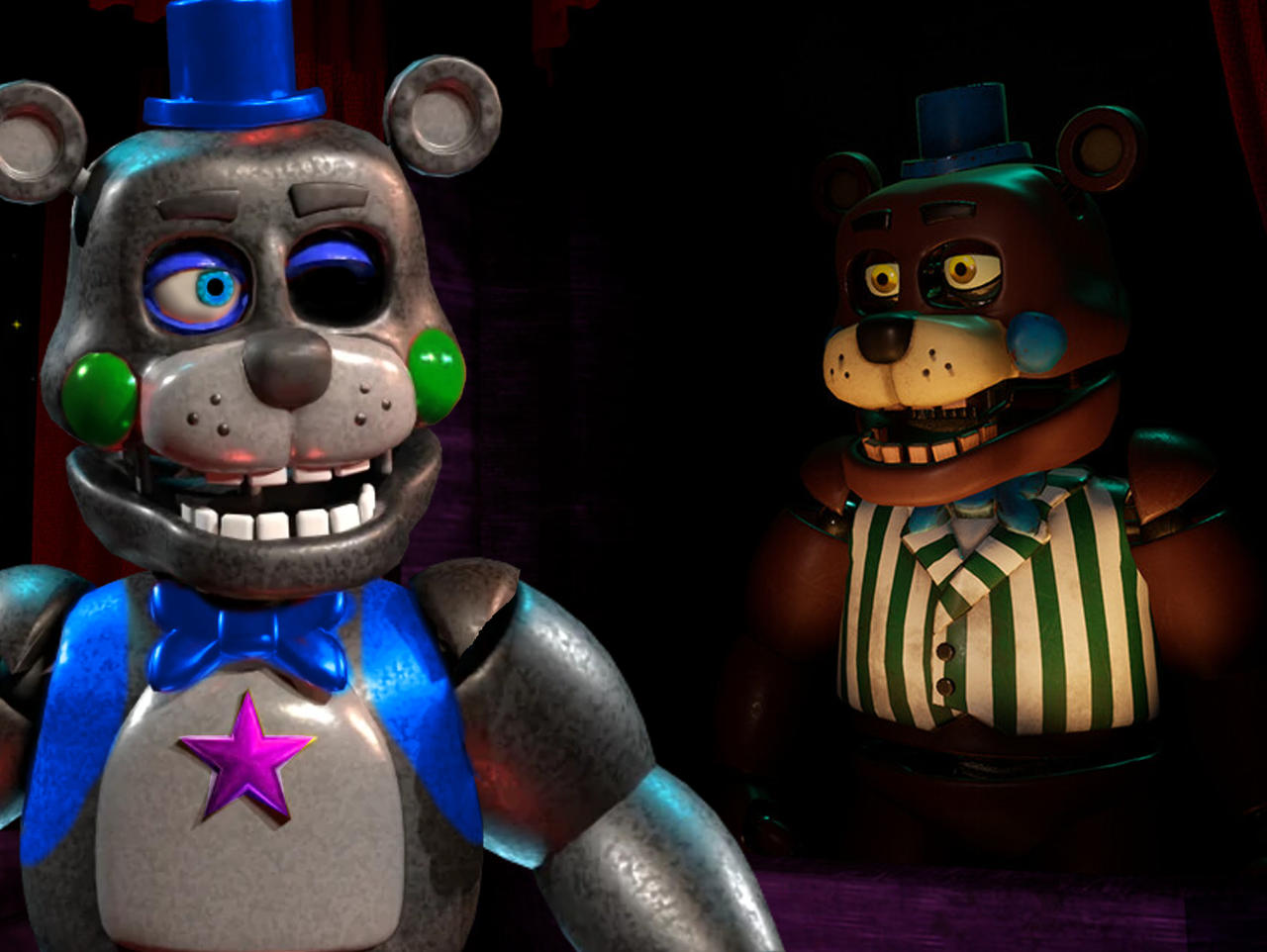 I made custom steam covers for TJoC SM and fazbear entertainment storage  using renders on their gamejolt pages, thought I'd post them here :  r/fivenightsatfreddys