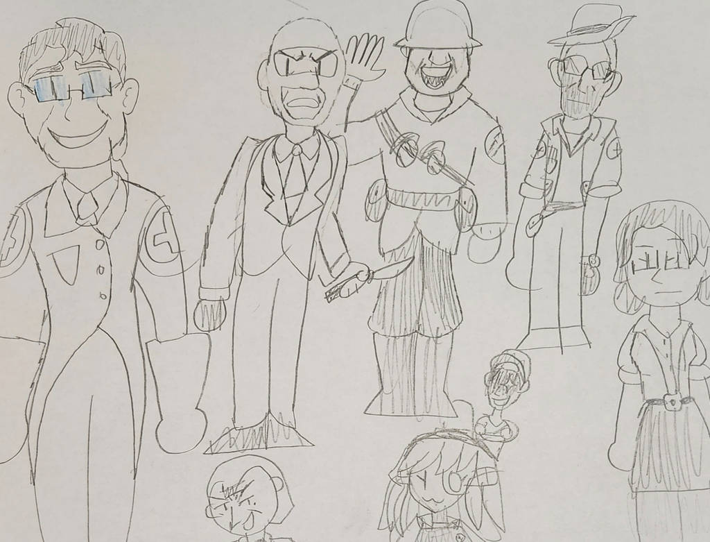 Random TF2 Art by TheBlueLitten on DeviantArt