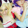Flandre and Patchy take a selfie