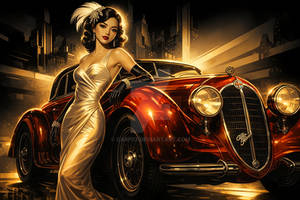 Art Deco(ish) car