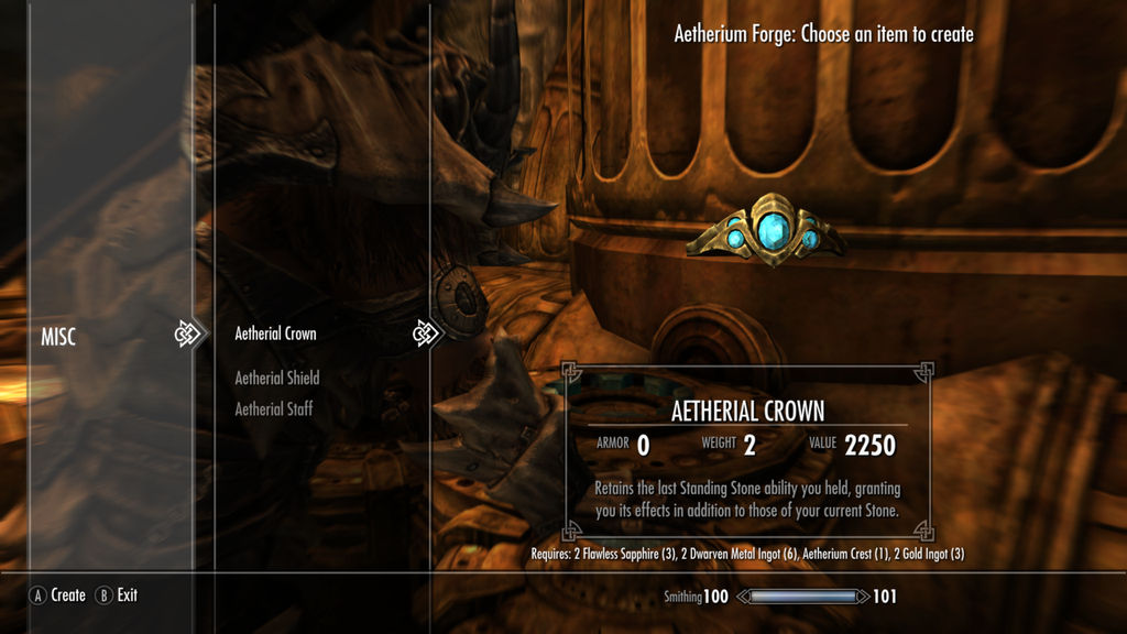 SKYRIM Aetherial Crown by SPARTAN22294 on DeviantArt