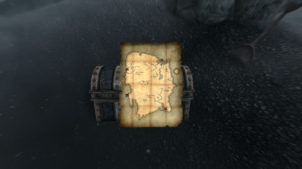 SKYRIM Deathbrand Treasure Map by SPARTAN22294 on DeviantArt