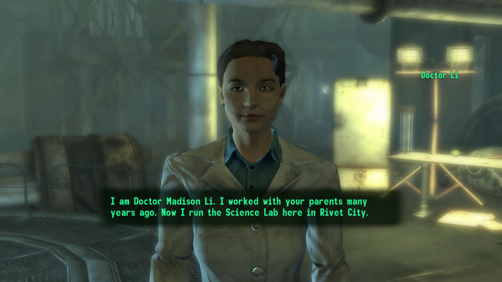 Fallout 3 Doctor Madison Li by SPARTAN22294 on DeviantArt