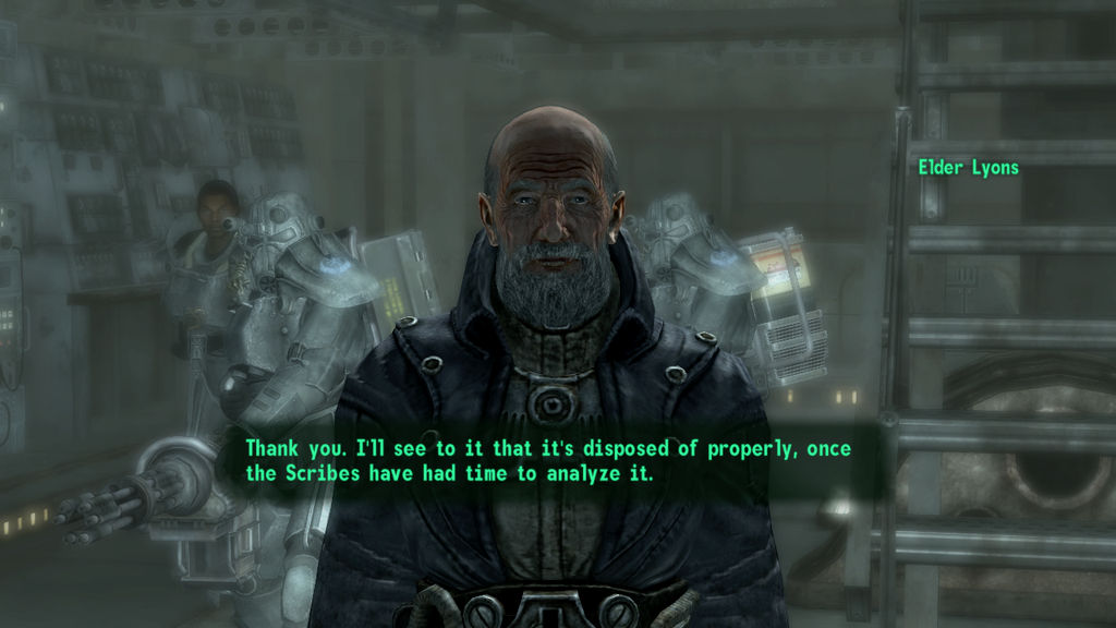 Fallout 3 Giving the FEV virus to Elder Owyn Lyons by SPARTAN22294 on ...