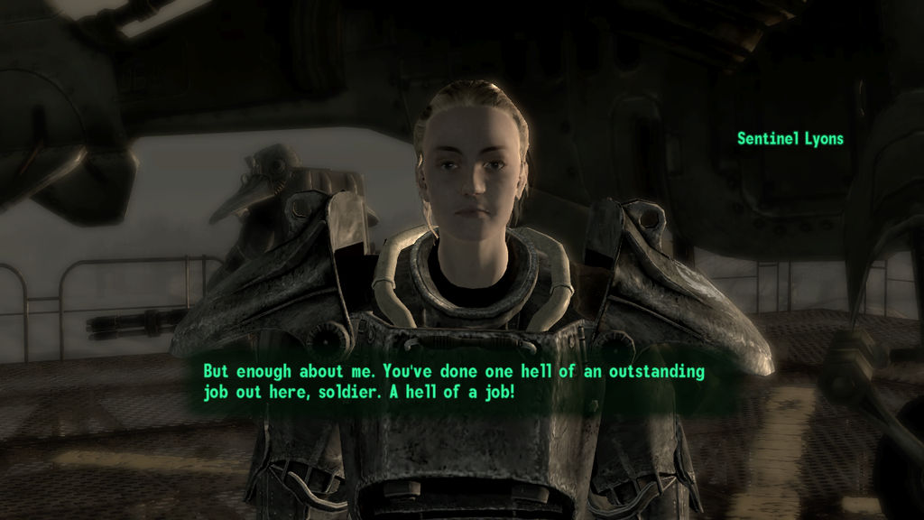 Fallout 3: Sentinel Sarah Lyons is awake by SPARTAN22294 on DeviantArt