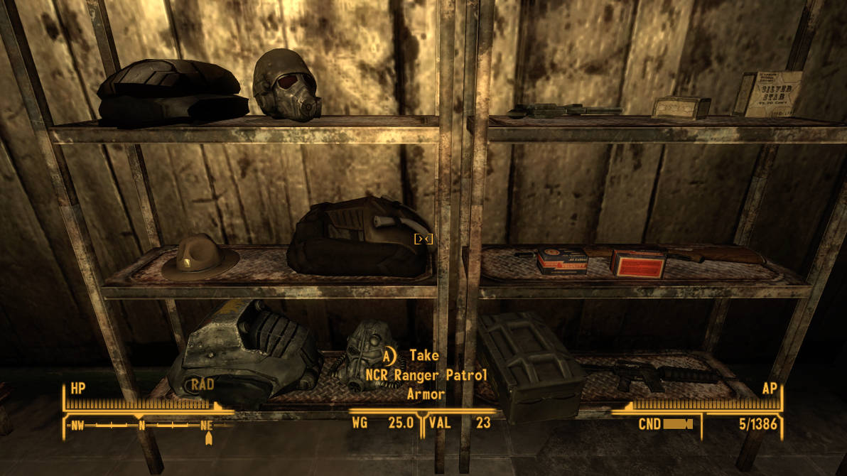 Fallout NV NCR Ranger Safehouse items by SPARTAN22294 on DeviantArt