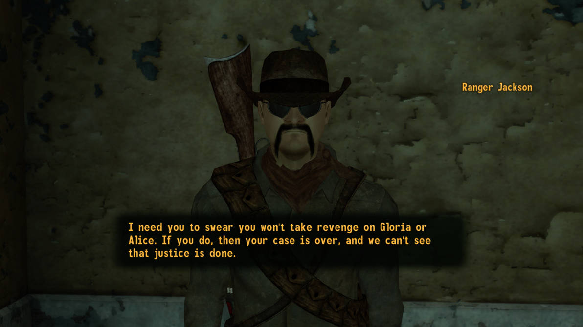 Fnv Ranger Jackson Fallout NV: Giving the evidence to Ranger Jackson by SPARTAN22294 on ...