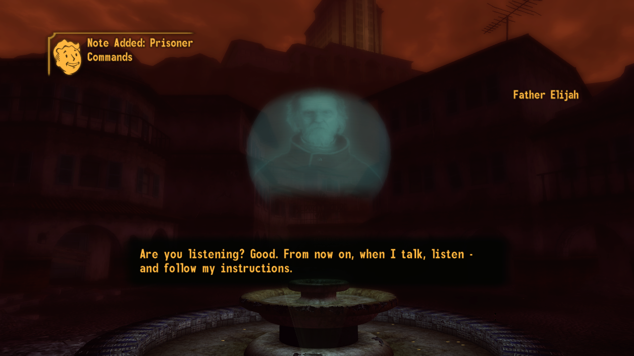 Fallout Projection Fallout NV Holographic projection of Father Elijah by SPARTAN22294 on ...
