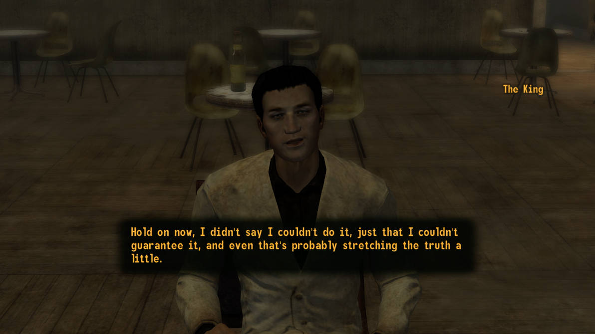 Fallout NV: Calling in the favor from The King by SPARTAN22294 on