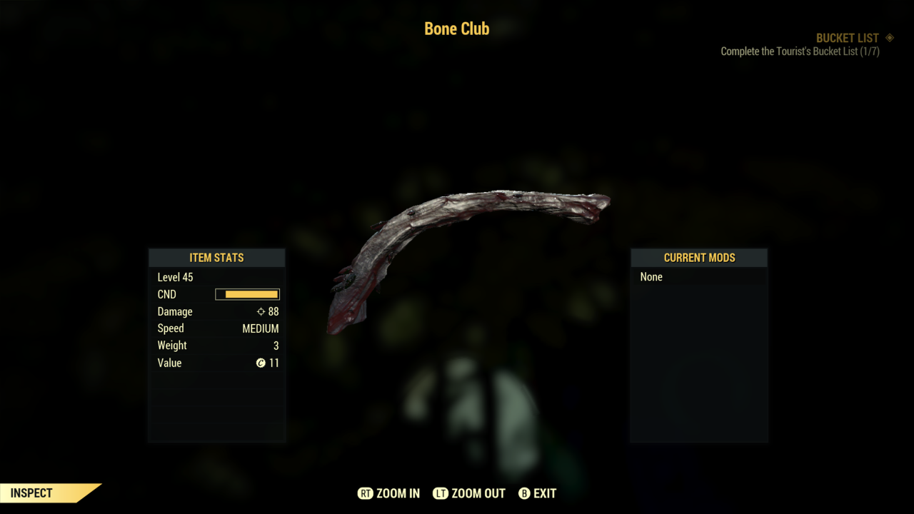 Fallout 76 Bone Club By Spartan On Deviantart Fallout 76 Bone Club By Spartan On Deviantart